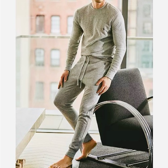 Polo Ralph Lauren Men’s Heather Grey Lounge Joggers Size Large NWT
